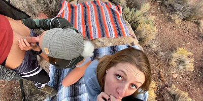 Two Hot Couples Fuck on Hike - Horny Hiking Ft. Sparksgowild Public Sex POV