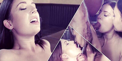 Delightful Gina Ferocious - cumshot clip - Oldje-3some