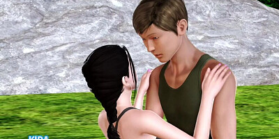 Max's Life Cap 24 - Massage to Sexy Woman on Nudist Beach