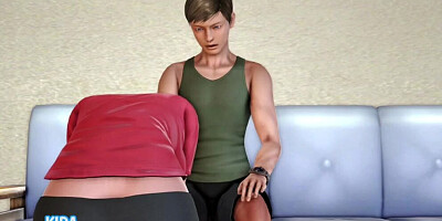 Max's Life Cap 24 - Massage to Sexy Woman on Nudist Beach