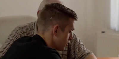 VIP4K. Tricky old guy has a nice twosome with naive daughter-in-law