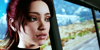 Gameplay of an adult 3D game with some lovely babes