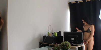 I discover that my horny stepsister is a webcam model (full story) - MELANIE CACERES - PORN IN SPANISH