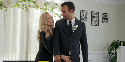 Brazzers - Husband and Bride to be get Shared by Hot MILF