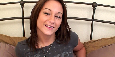 Lovely college chick is getting banged and filmed in a POV-style by her partner