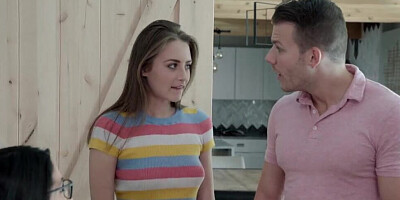 Slutty cougar Dava Foxx is happy to try stepdaughter's boyfriend