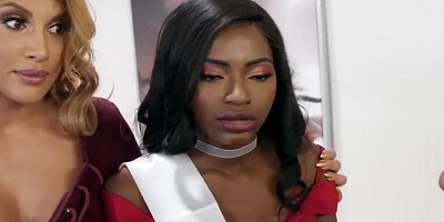 Mother Pimps out Step Daughter for Threesome