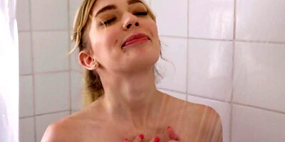 Seth Gamble spanks and fucks a petite blonde chick Mackenzie Moss