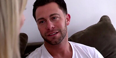 Seth Gamble spanks and fucks a petite blonde chick Mackenzie Moss