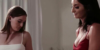 Silvia Saige and Danni Rivers are passionately licking one another's cunt