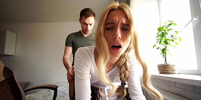 I asked him for help with the computer and he started getting into his panties