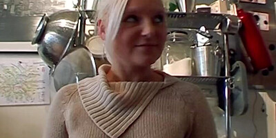 Amateur German blonde is craving for some hard prick in thia video