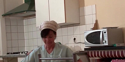 Slutty MILF stepmom needs some cock and stepson gives it