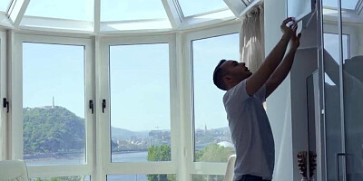 Foxy girl Eveline Dellai fucked by a stepbrother Raul Costa