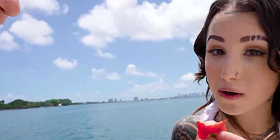 REALITY KINGS - Valerica Steele Is Alone On The Dock When JMac Fishes Her On His Boat & Fucks Her