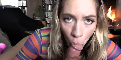 BadDaddyPOV - Horny Step Daughter Khloe Kapri Needs Her Step Dad's Dick