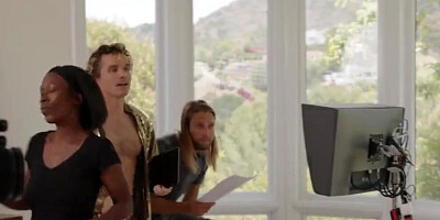 April Olsen gets bonked in 3some by her two neighbors