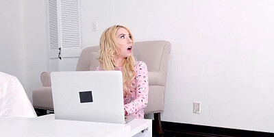 Kenzie Reeves blows her kinky stepdad and gets fucked from behind