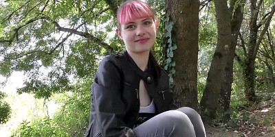 Alluring teen with an edge is ready to star in her first porn