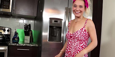 Ally Wild being a good little wife for her husband