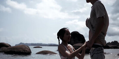 Couple from Malaysia travels and doesn't forget to film sex