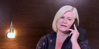 Mature woman licks peer and teen lesbian