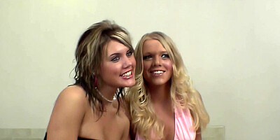 Hot lesbians are putting strap on to fuck each other