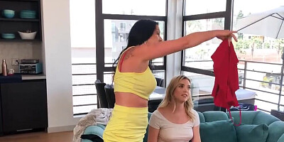 Where did you put it, ma'?! stepmom patti puts it in anny