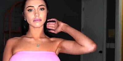 Covering My Gorgeous Stepsister's Big Tits - MJ Fresh