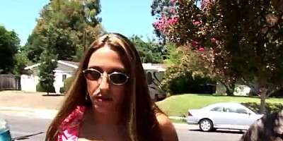 Huge Boobs Wife Alissandra Monroe Pickup and talk to Cheating Fuck
