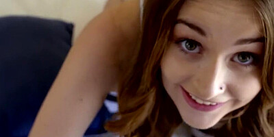 Foxy amateur girl is filmed POV-style while sucking and fucking
