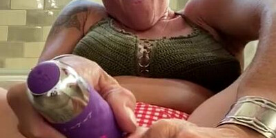 Yoga Mom Masturbates & Cums Hard