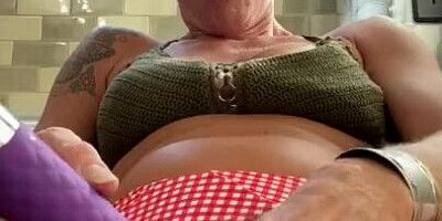 Yoga Mom Masturbates & Cums Hard