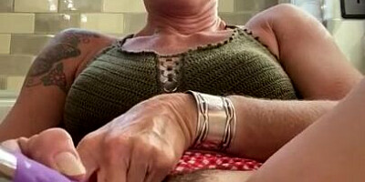 Yoga Mom Masturbates & Cums Hard