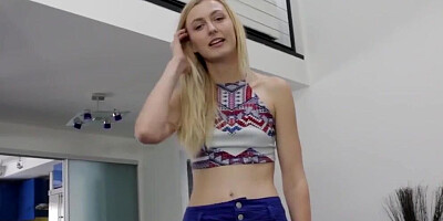 Horny Stepbrother Sprays Hot Jizz All Over Alexa Grace's Face