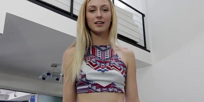 Horny Stepbrother Sprays Hot Jizz All Over Alexa Grace's Face