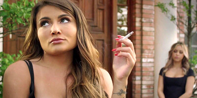 His big black rod feels great in both of their white pussies