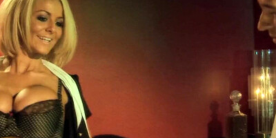 Gorgeous chick Tia Lane having fun with a big cock in the club