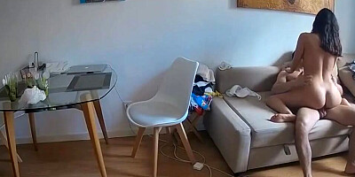 horny amateur couple gets fuck with a hidden cam