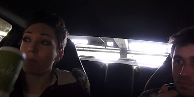 Short haired brunette Lily LaBeau gets pounded by James Deen