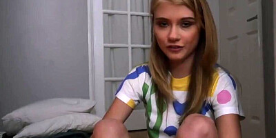 Step Brother Fucks his Sister and Creampie her Pussy during Hurricane