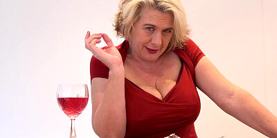 AuntJudys - Busty BBW MILF Camilla Creampie has a Delicious Treat for you (JOI)