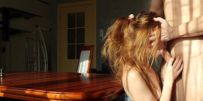 Wife Gave Herself To My Friend on the Table While I'm not at Home.