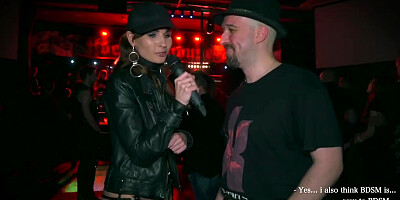 Public Nudity in a Club. Naked DJ