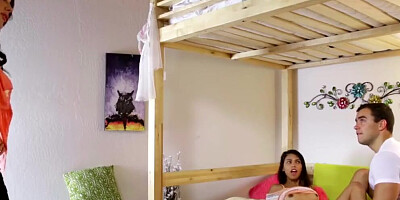 Momsteachsex - Mother And Daughter Play With Dad Gone (McKenzie Lee, Lindsey Woods)