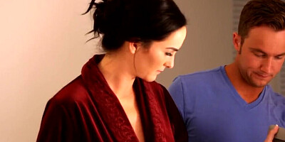 Moms Teach Sex - Step Mom Teaches Step Sons Girlfriend how to Fuck