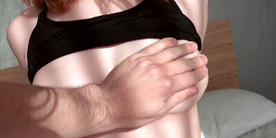 Cute girl is havign wild sex with her stepbrother in the morning