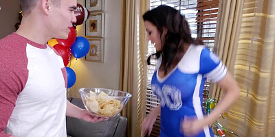 Smoking Hot MILF Reagan Foxx Is Cock Hungry For Two of Them