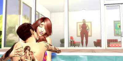 This 3D sex cartoon shows some ravishign babes getting fucked hard