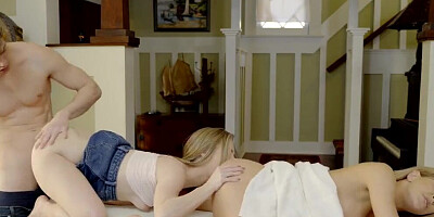 MomsTeachSex - Busty MILF Gets Hot Mother's Day Threesome! S8:E4